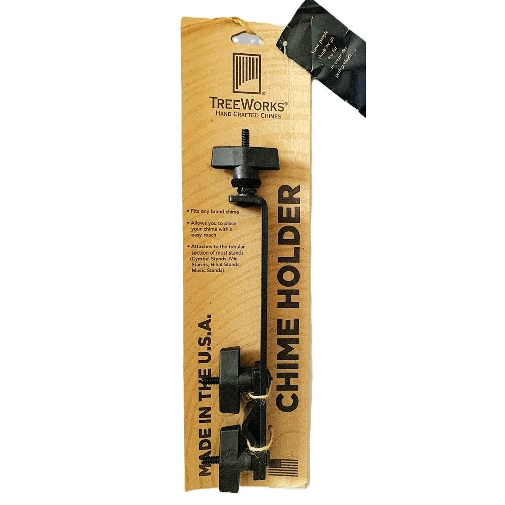 TreeWorks Handcrafted Sgl Row 35 Bar Chimes Percussion Instrument, Bar Mount NIB
